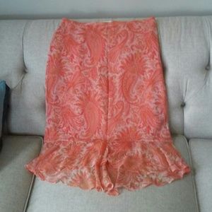 Banana Republic Coral skirt